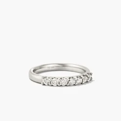 Bold Diamond Half Eternity Ring