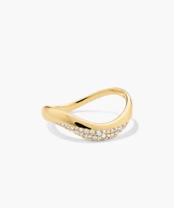 Dôme Figure Diamond Dipped Ring