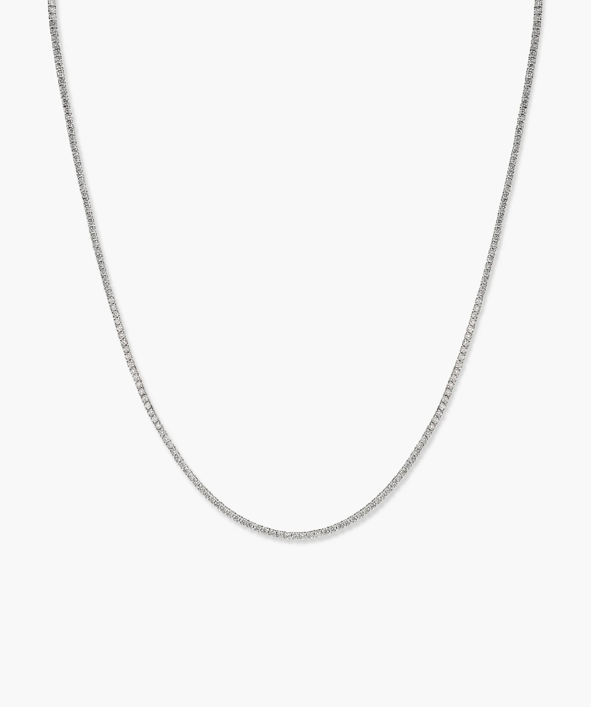 Lab Grown Diamond Tennis Necklace 1.8mm