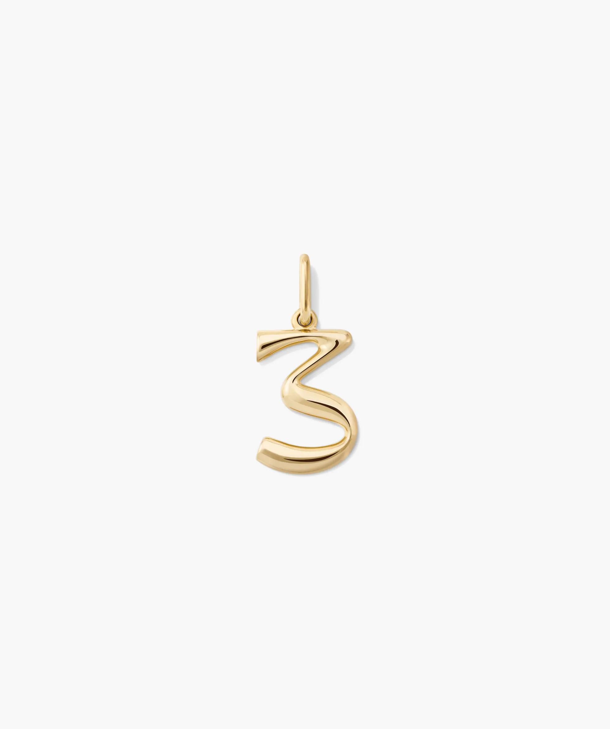 Oversized Number Charm