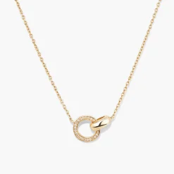 Pavé Diamond Linked Necklace