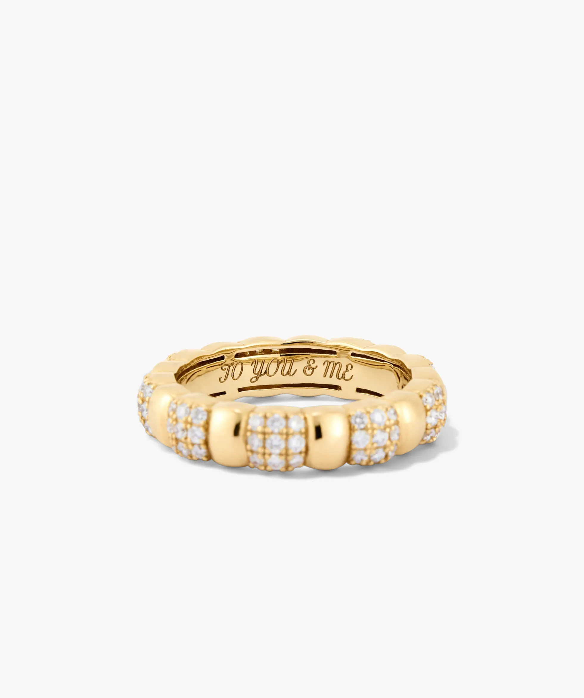 Pavé Diamond Soft Charlotte Ring