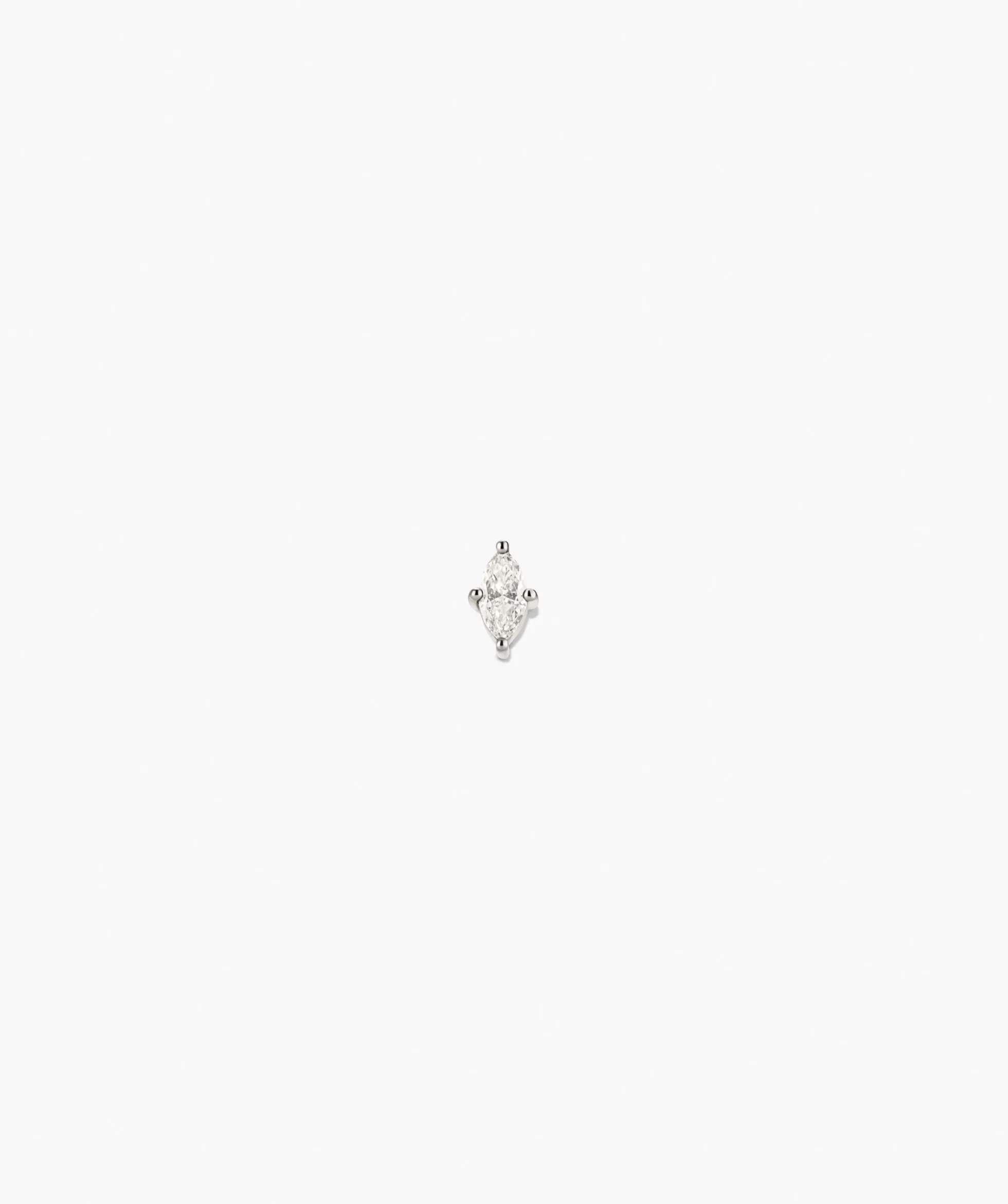 Piercing Studio - Single Lab Grown Diamond Marquise Stud