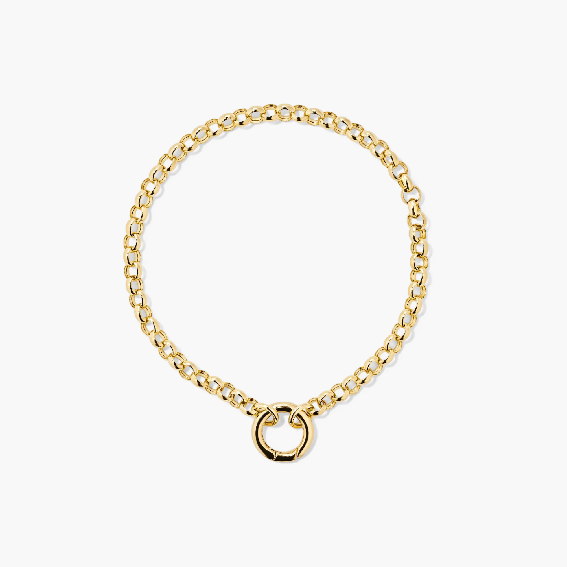 Rolo Chain Charm Bracelet
