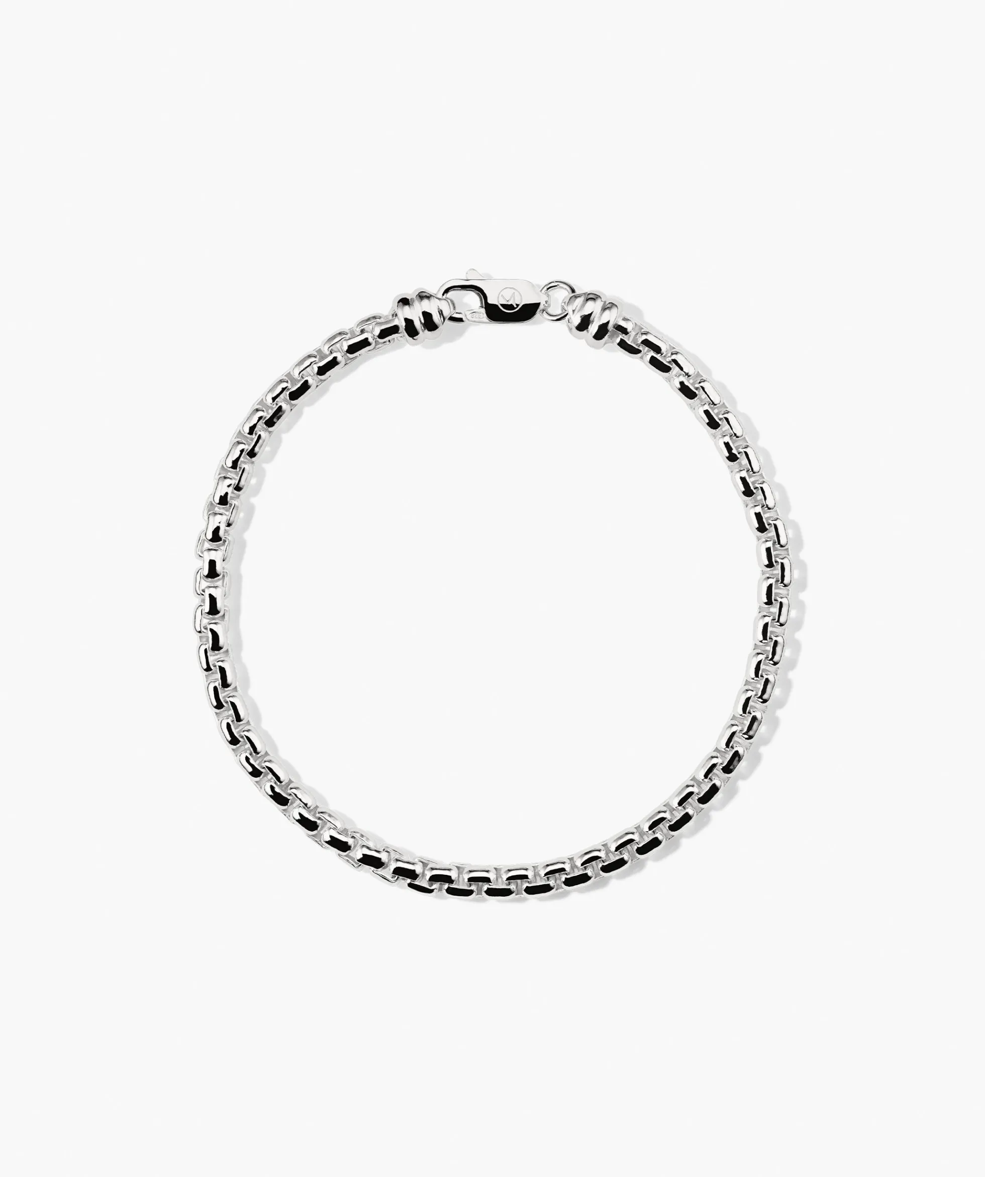 Round Box Chain Bracelet