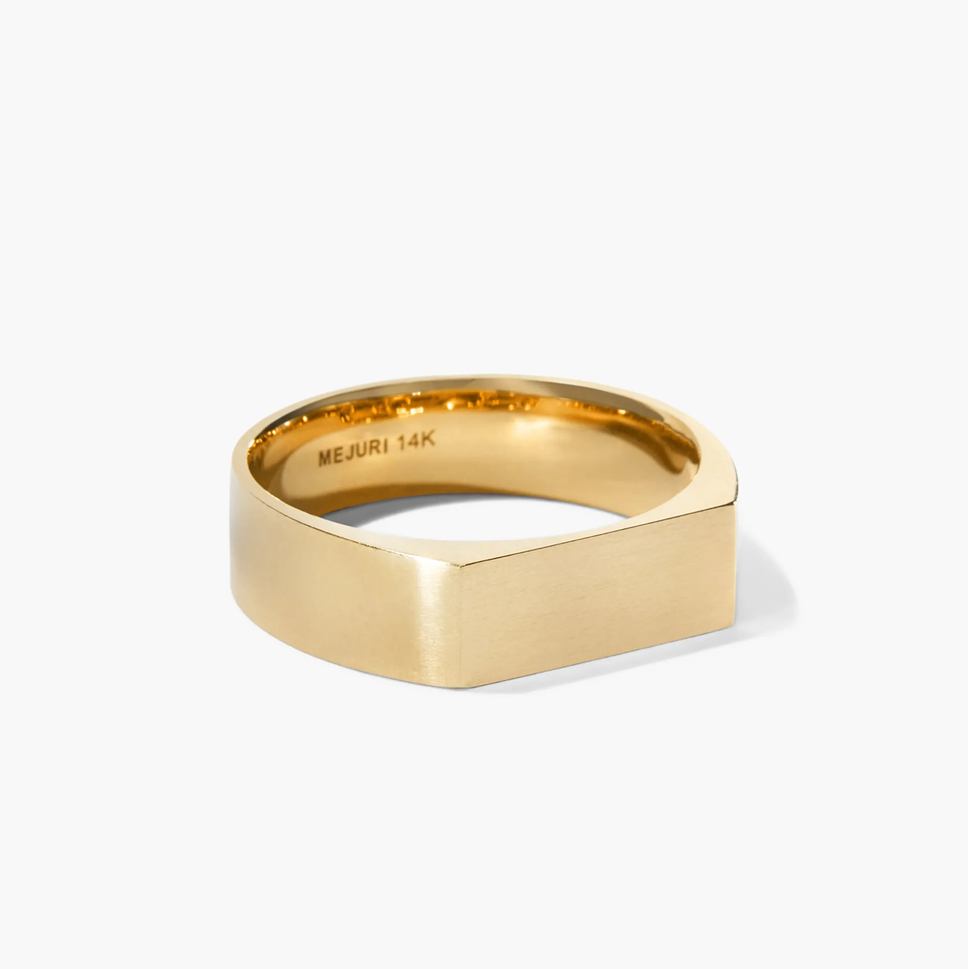 Slim Rectangular Signet Ring